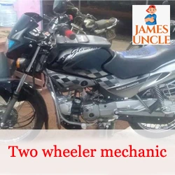 Two Wheeler mechanic Mr. Santanu Samaddar in Regent Estate